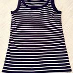 Caslon Women’s blue & white stripe  tank top - Small - great condition! Photo 1