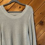 Harper Heritage Harper Hertiage gray chunky knit side slit sweater Photo 1