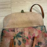 Patricia Nash  Vienna Satchel Brown Leather Floral Shoulder Tote Handbag Purse Photo 6