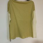 Hem & Thread  Striped Boat-Neck Tee Size Small NWT Photo 2