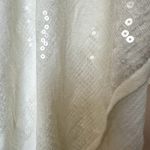 Allison Daley Skirt XL Asymmetrical Cream With Sequins Photo 4