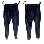 House Of Harlow 1960 Nicole Richie Womens Velvet Velour Pants Jogger Black Small Black Photo 3