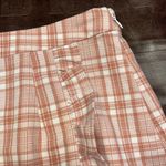 Sadie & Sage Plaid Skirt Women Large Rayon pink checkered Preppy cute Barbiecore Photo 2