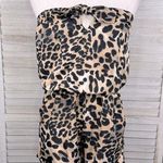 FASHION WEB Leopard Print Sleeveless Shortie Romper Photo 0
