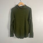 Babaton The Group by  Thermal Cowlneck Sweater Size medium Green Photo 3