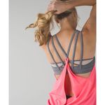 Lululemon Nouveau Limits Tank Flash Light Womens 6 Pink Strappy Athleisure Gym Photo 2