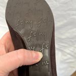 Fs / Ny Womens Brown Suede Cap Toe Wedge Shoes Size 9.5 Made In Spain Photo 3