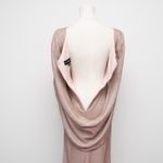 Betsy and Adam  - Petite "Gracie" Galaxy Knit Glitter Draped Gown Photo 11
