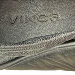 Vince  Garvey Black Leather Slip On Platform Sneakers Size 8 M Photo 9