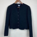 80’s Vintage 100% Wool Women’s Shirt Jacket Black Size M Photo 0