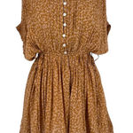 Free People  One Fine Day Floral Mini Dress Chocolate Combo Size Small Photo 0