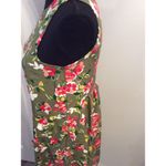 Green Sleeveless Floral Dress Womens DIP Size Small S Cottage Country NWOT Photo 2
