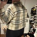 Republic Cropped Flannel Jacket Photo 2