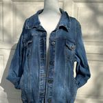 Torrid  dark denim jean jacket size 2 rn#148862 Photo 2