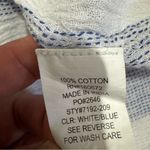 Blue Island  Women Boho Swim Cover Up Blue/White/Stripe Long Bell Sleeve Sz S Photo 12