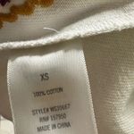 Mi‎ Ami White Floral Embroidered Mini Skirt Size XS Photo 4