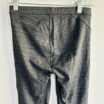 Helmut Lang  Women's Striped Leggings – Dark Gray, Sleek Minimalist, Size P Photo 8