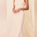 NWT Lulus Call My Name Blush Pink Backless Scoop Maxi Dress Sz XS Photo 5