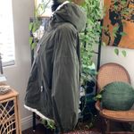 Free People Movement Olive Green Break The Ice Faux Fur Lined Zip Parka Jacket Size XS Photo 1