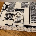 OVI all over print newspaper pants size L Photo 8