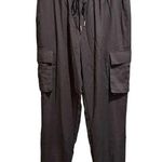 Zenana Outfitters Cargo Black Jogger Pants Photo 0