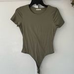 Heart & Hips Double Lined Dark Green Body Suit Tee Photo 0