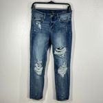 Judy Blue  Boyfriend Jeans Women 5/27 Distressed Ripped Light Wash DenimJB82169LT Photo 1