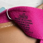 Old Navy Bright Pink Cross Strap Slide size 7 Photo 14