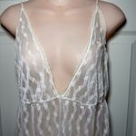Diane Von Furstenberg Rare 70’s  Nylon/Lace Tie Sheer Lace Sexy Maxi Size Medium Photo 1