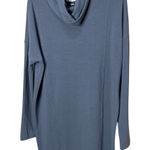 CAbi ‎ Cowl Neck Long Sleeve Tunic MIDI Dress Size M Gray Minimalist Casual Photo 0