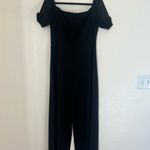 Gal Meets Glam  Black bow Off-Shoulder Jumpsuit size 12 Photo 6