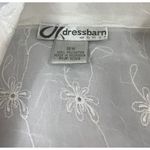 Dressbarn Women's White Shear Top Size 18W Photo 2