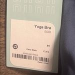 UNISSU Women's Navy Slate Padded Yoga Athletic Sports Bra Medium NEW Blue Photo 2