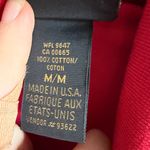 Eddie Bauer Vintage 90s  Red Classic Turtleneck Blouse Womens M Gorpcore Cotton Photo 4