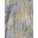Rachel Zoe Women’s  Yellow & Grey Cotton Embroidered Summer Dress Sz S Photo 1