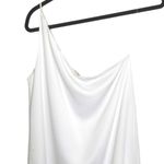 Tyche  Flowy Blouse One Shoulder Pullover Top Sleeveless Tunic Shirt White L NWOT Photo 2
