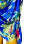 ZARA Blue and Pink Floral Printed
Asymmetric Top, Size XL Photo 2