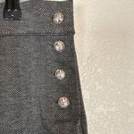 Ralph Lauren Lauren Gray Herringbone Wide Leg Dress Pants Size XL Ponte Knit Photo 2