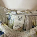 Free People We‎ the  Sam Off The Shoulder White Tea Combo Floral Top Sz Medium Photo 2