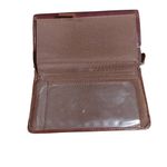Leather Brown Wallet Vintage Wilson Multiple Compartments Snap Closure Organizer Photo 7