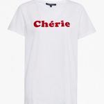 French Connection NWT  CHERIE SLOGAN T-SHIRT Photo 5