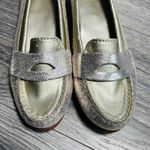 Cole Haan  Women's Gold Glitter Loafers Flats Shoes Size 7B Photo 7