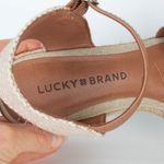 Lucky Brand Womens Kalley Cross Band Espadrille Wedge Sandals Size 7 Strappy Photo 5