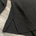 Equipment  black funnel neck warm wool cashmere sweater small Photo 4