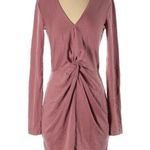 Bobi NWT Black Mauve Front Knot Dress Photo 0