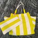 On 34th Striped Yellow and White Tote Bag Set By  Photo 0