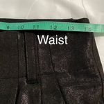 Alice + Olivia  Metallic‎ Cropped Pants Size 0 Made in New York City Photo 11