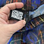 ASOS Reclaimed Vintage Unisex Plaid Checkered Shirt Pants Set Sz S Blue Photo 4