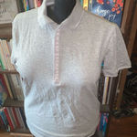 Armani Exchange  slim fit preppy M gray polo shirt Photo 0