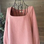 Madewell  Jacard square neck top in faded Rose Photo 2